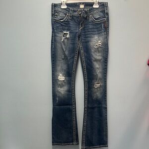 Silver Jeans Blue Straight Leg Jeans